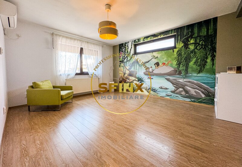 Chiajna, Casa individuala 5 camere, teren 500 mp, sauna.